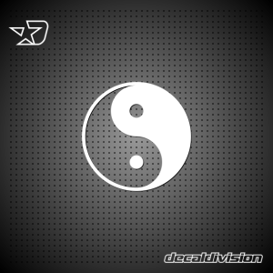 Yin and Yang Symbol Sticker